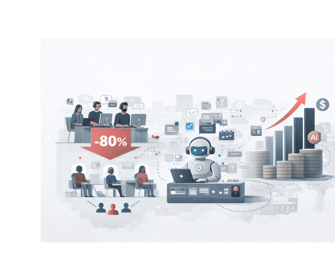 The Gen AI redesigned frontline operations around a tiered AI-human model